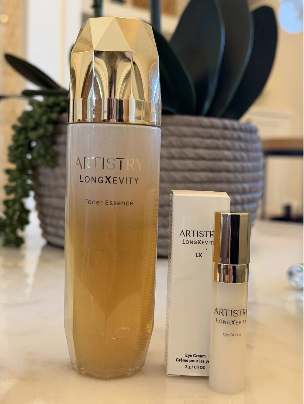 Artistry LongXevity Toner Essence 4.2 oz + Eye Cream 0.1 oz